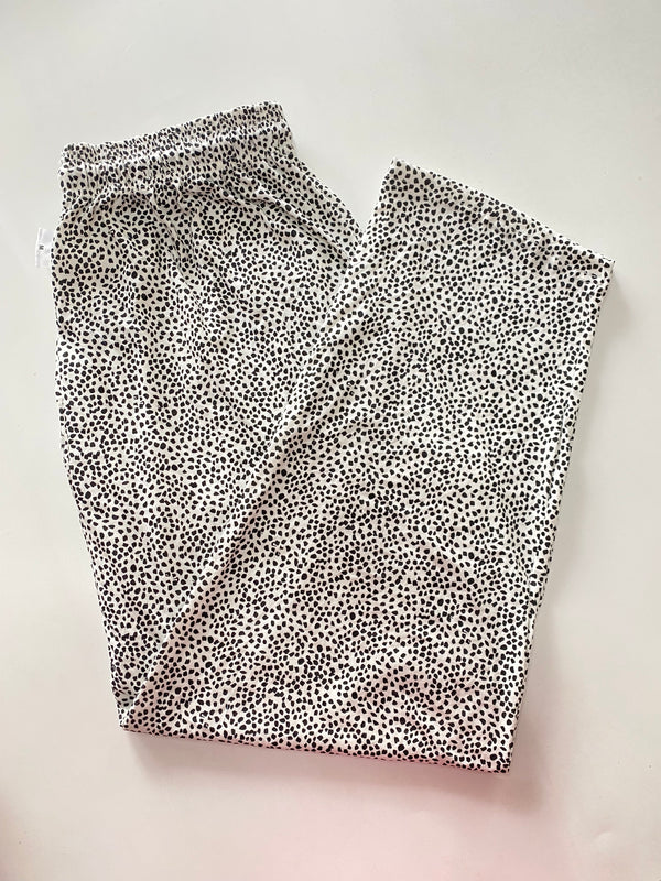 Black and white dot print women’s pant(with packet)