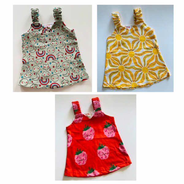 New born baby combo(BELT FROCK)