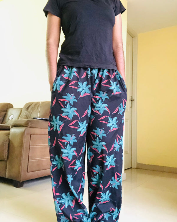 Tropical bloom women’s pant(with pockets)