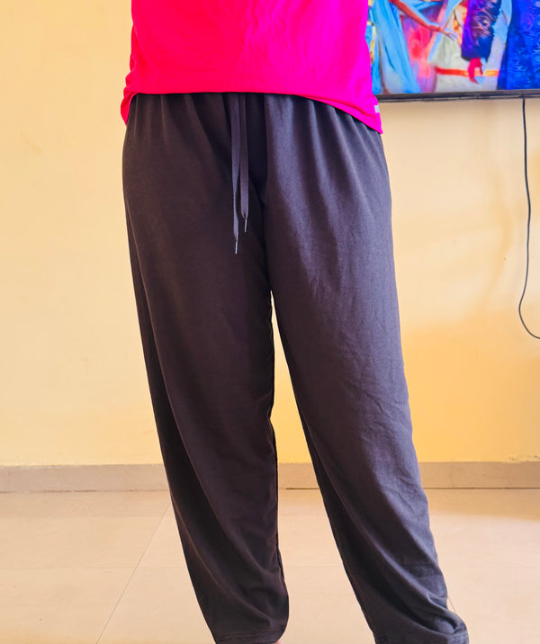 Deep grey plain women’s pant