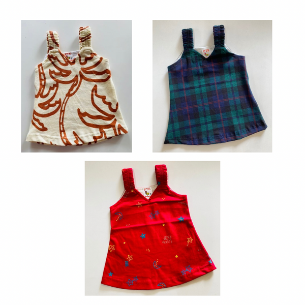Newborn baby combo(BELT FROCK)