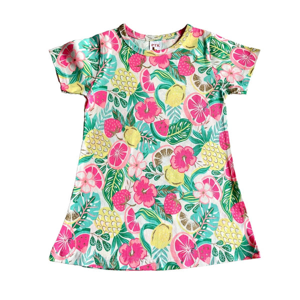 Bright colourful glittered basic frock(BAS13)