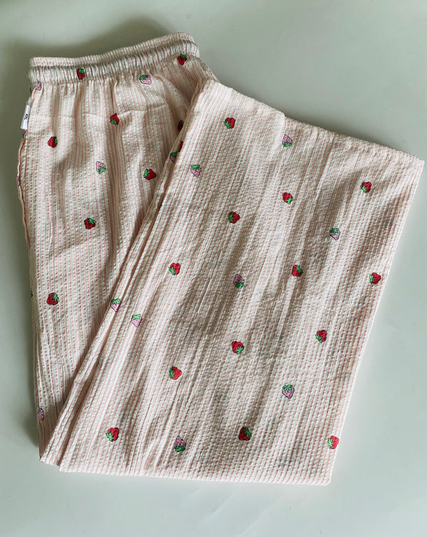 Strawberry Pop plazzo pant